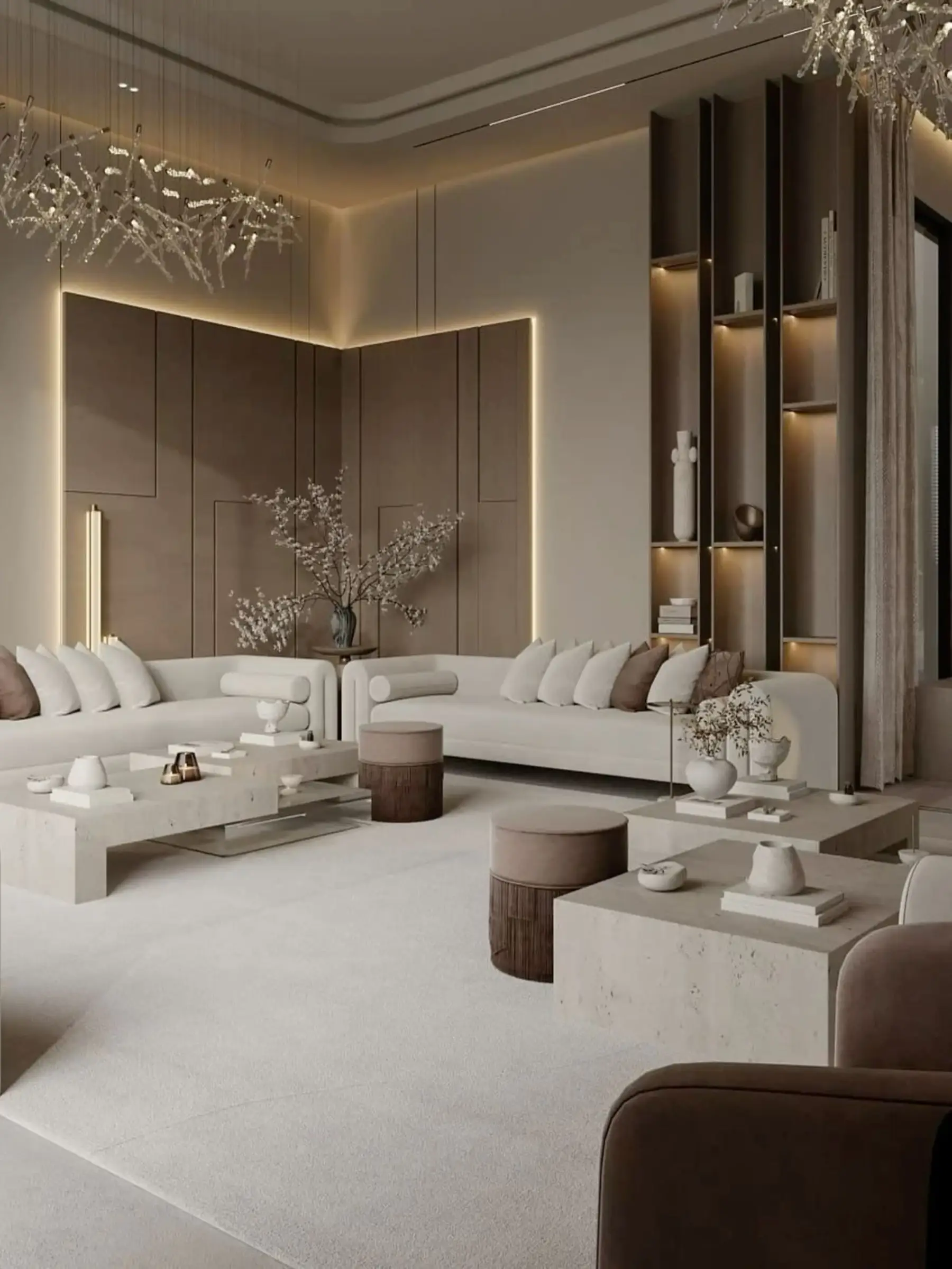 Elegant luxury residential interior design